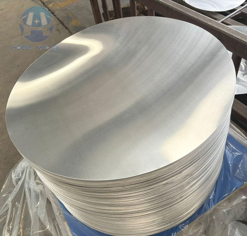 Círculos de alumínio prateado de alto brilho 1050/1080 80-1600MM para luminárias domésticas