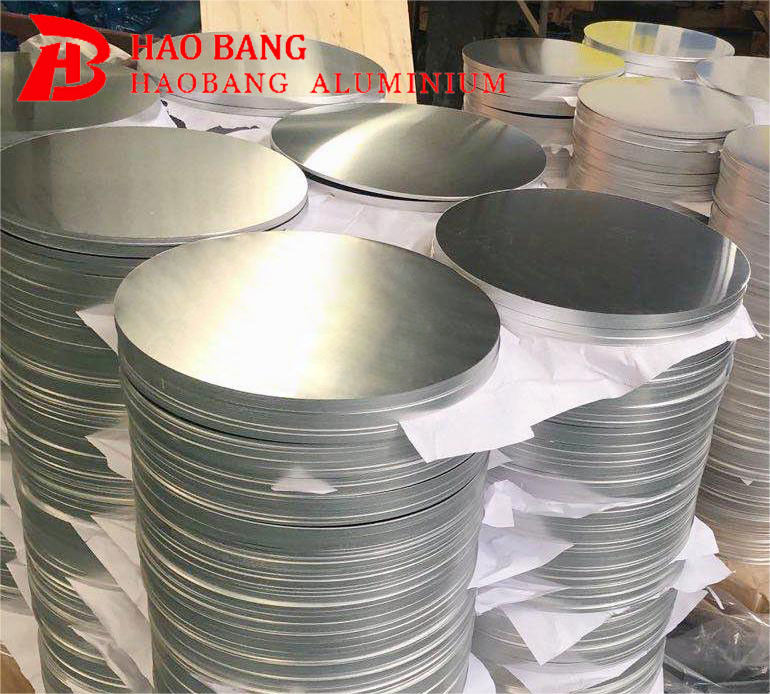 1050 1060 Alumínio Circular Disc H12 Temperatura Profundamente Resistente a rachaduras 100-650mm Diâmetro para panelas e panelas de utensílios de cozinha