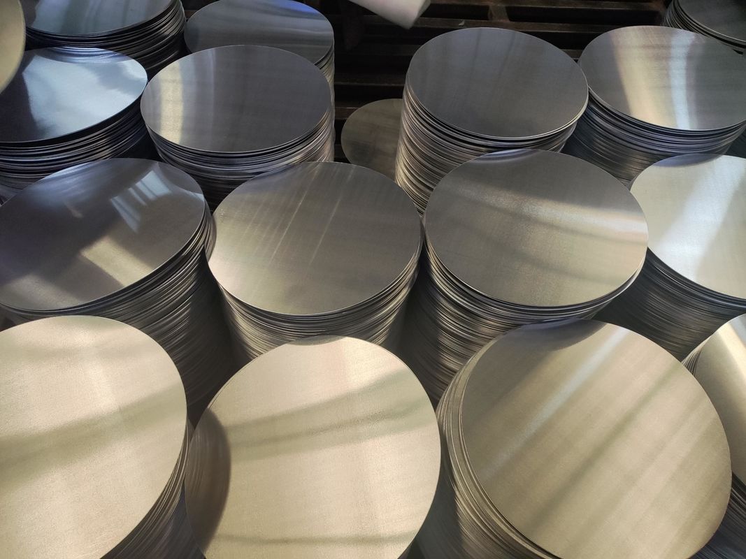 Círculos de Alumínio Prateado Refletivo 1050 80-1600MM Para Luminárias