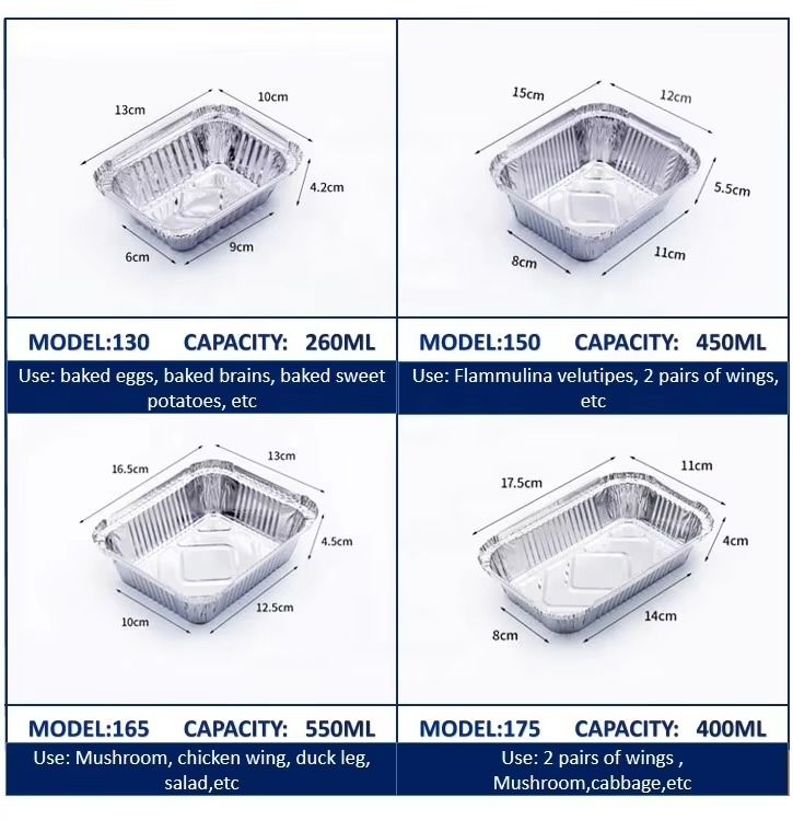 Suitable for food-grade aluminum lunch boxes in the catering industry, customized service, with over ten years of professional factory support
