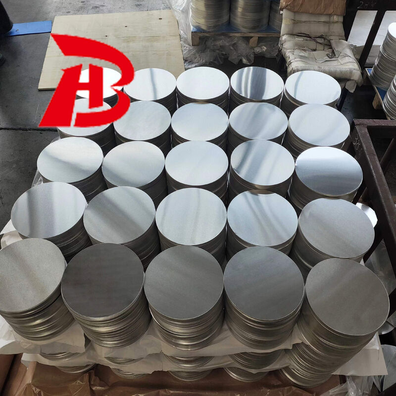 Círculo de alumínio personalizado 100-1000 mm Diâmetro Superfície lisa Desenho profundo para estampação industrial