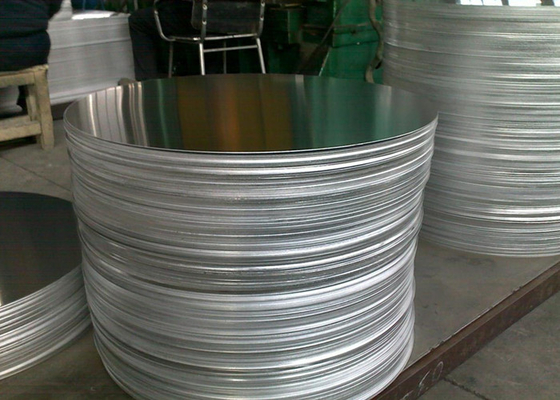 O moinho de brilho terminou 3003 o disco de alumínio, discos de alumínio de grande resistência dos utensílios de mesa