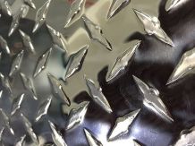 Chapa Xadrez de Alumínio Acabamento de Moinho Placa Redonda Liga Série 3000 5000