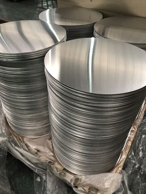 Círculos de alumínio prateado de alto brilho 1050/1080 80-1600MM para luminárias domésticas