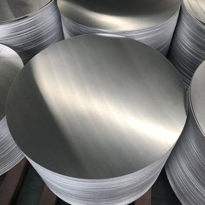 Círculos de alumínio prateado de alto brilho 1050/1080 80-1600MM para luminárias domésticas